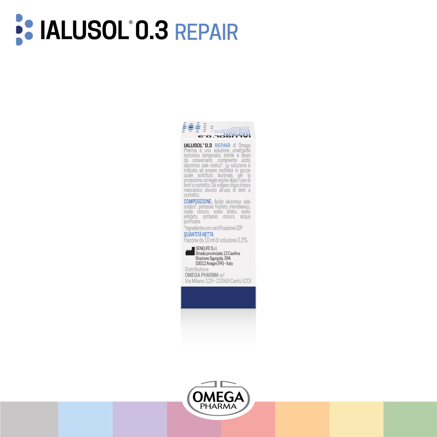 IALUSOL 0 3 REPAIR Gocce Oculari 10 Ml OmegaPharma